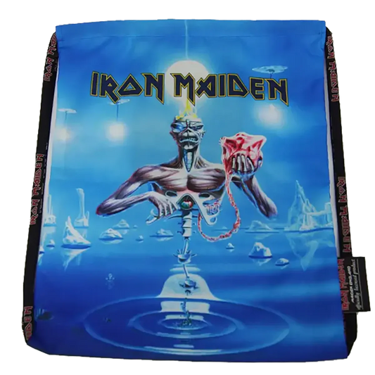 Flat View – Unfolded Front of the Iron Maiden Seventh Son Of A Seventh Son Bag