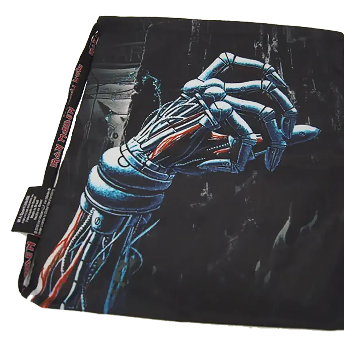 Vue arrière – Illustration dos du sac Iron Maiden Somewhere in Time