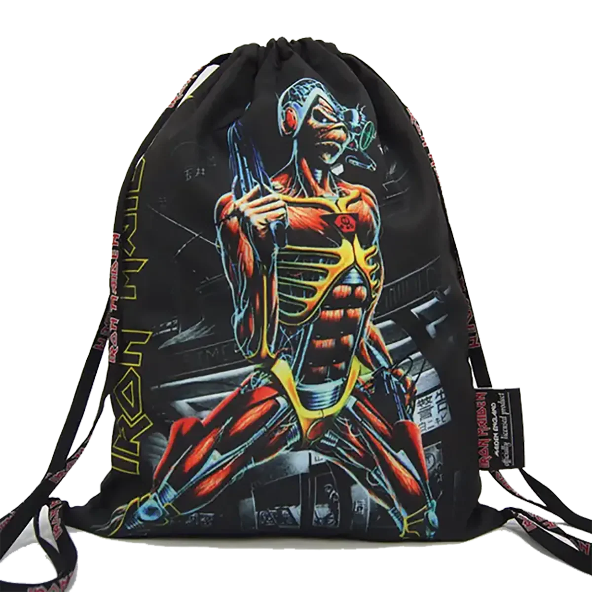 Vue face – Sac de sport Iron Maiden Somewhere in Time (debout)