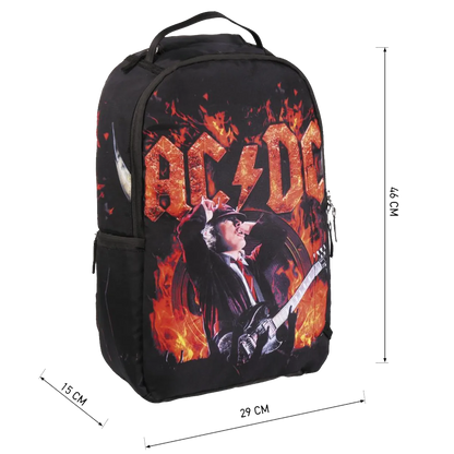 Dimensions du sac à dos AC/DC : 46 x 29 x 15 cm