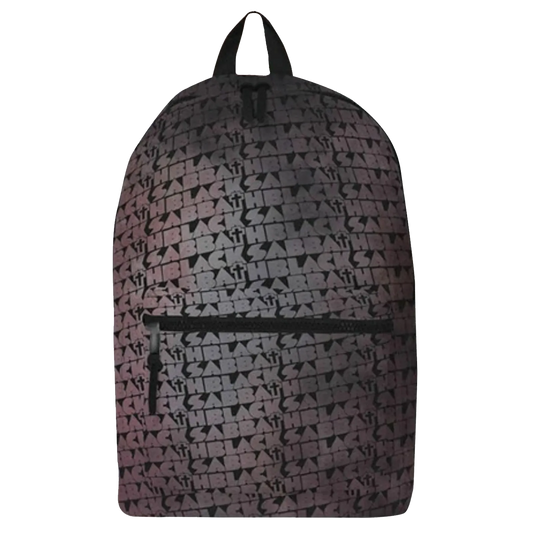 Sac à dos Black Sabbath Rocksax — motif all-over dégradé noir/gris, vue 3/4