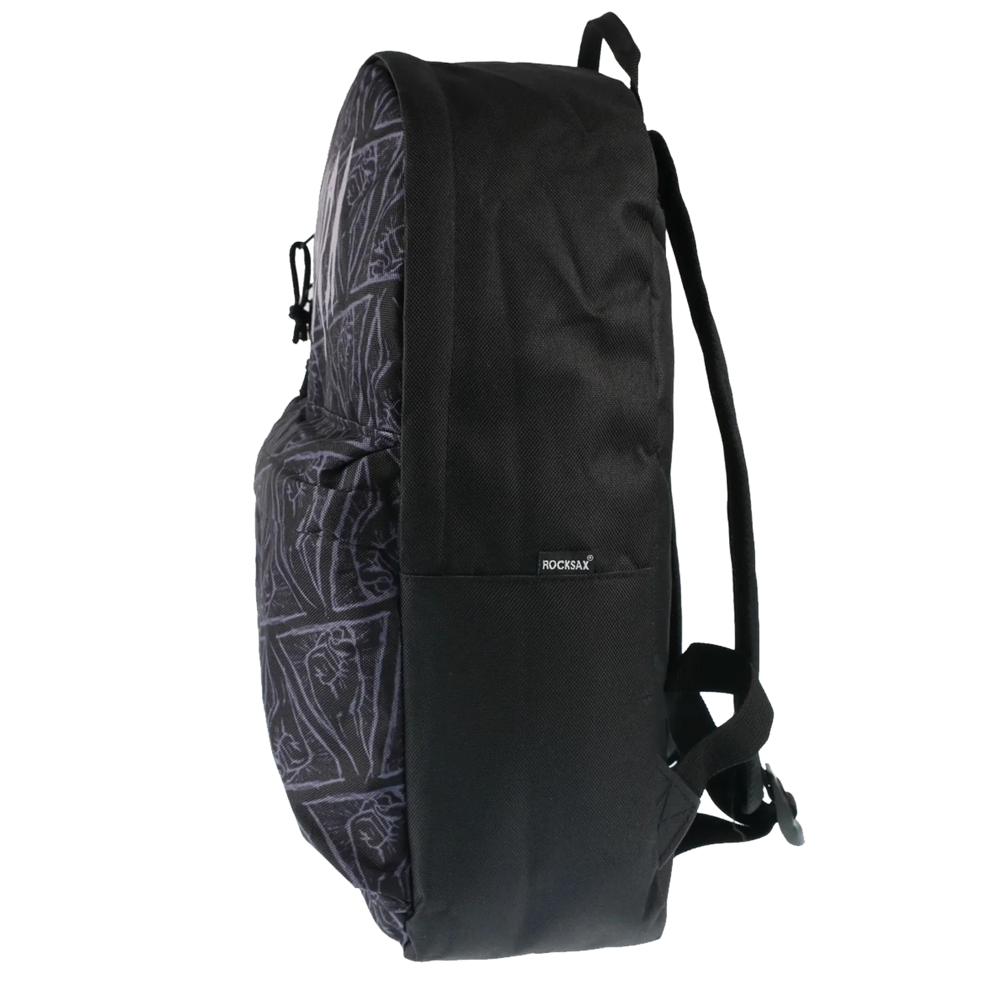 Sac GOJIRA RockSax — vue latérale avec logo RockSax et poche