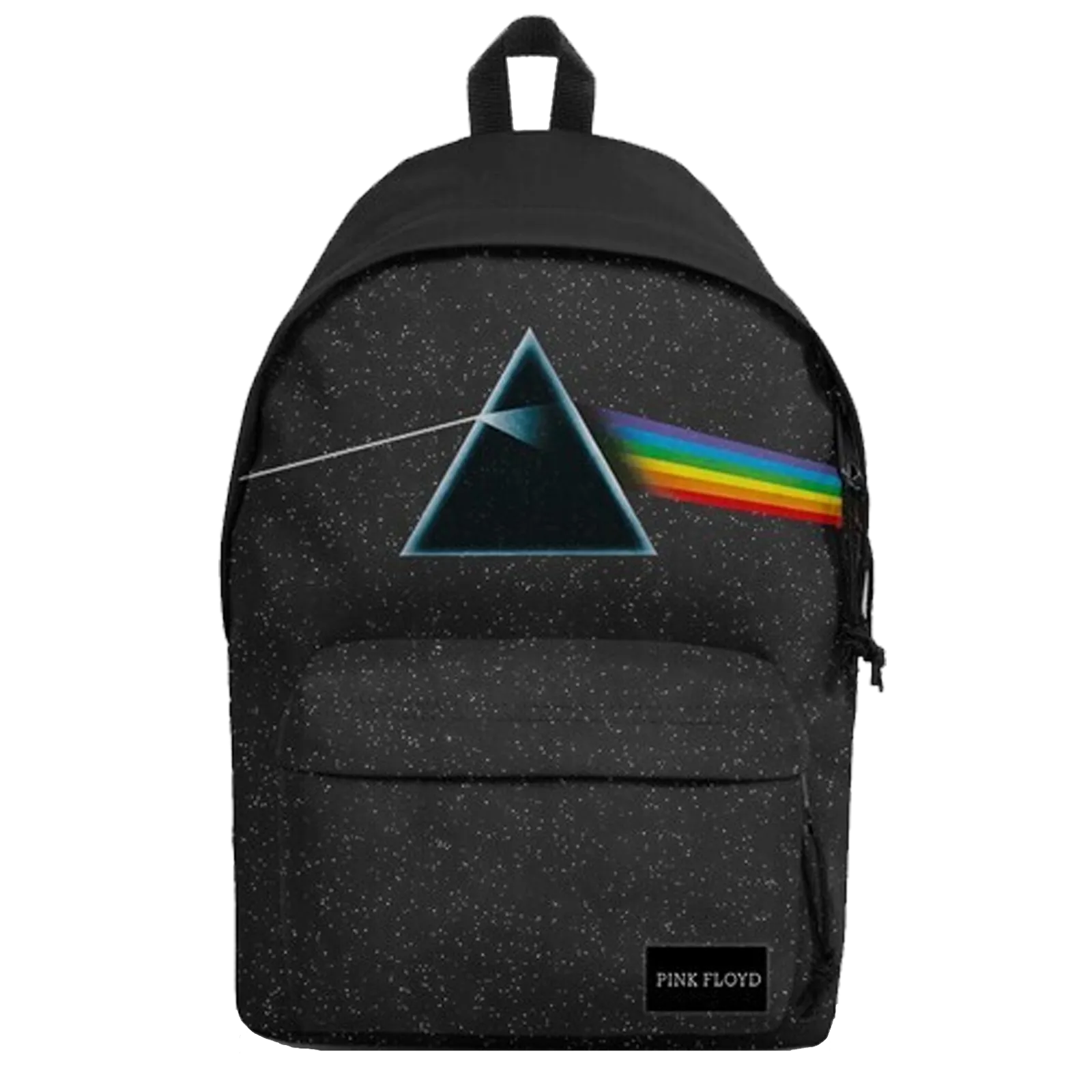 Sac à dos Pink Floyd The Dark Side of the Moon - vue de face avec design prisme et arc-en-ciel