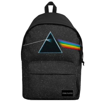 Sac à dos Pink Floyd The Dark Side of the Moon - vue de face avec design prisme et arc-en-ciel