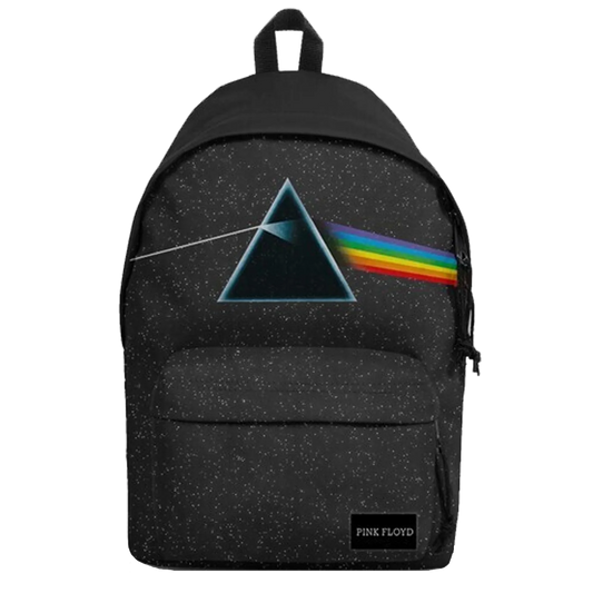 Sac à dos Pink Floyd The Dark Side of the Moon - vue de face avec design prisme et arc-en-ciel