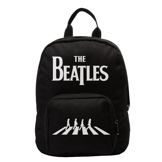 Sac à dos Beatles format mini, design logo et passage piéton culte