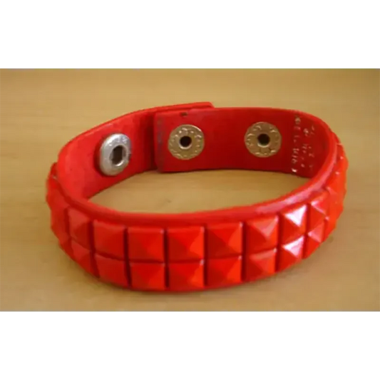 Bracelet PCV 2 rows - rouge