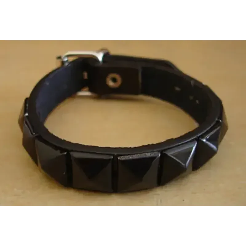 Bracelet PCV 1 row - noir