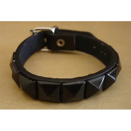 Bracelet PCV 1 row - noir