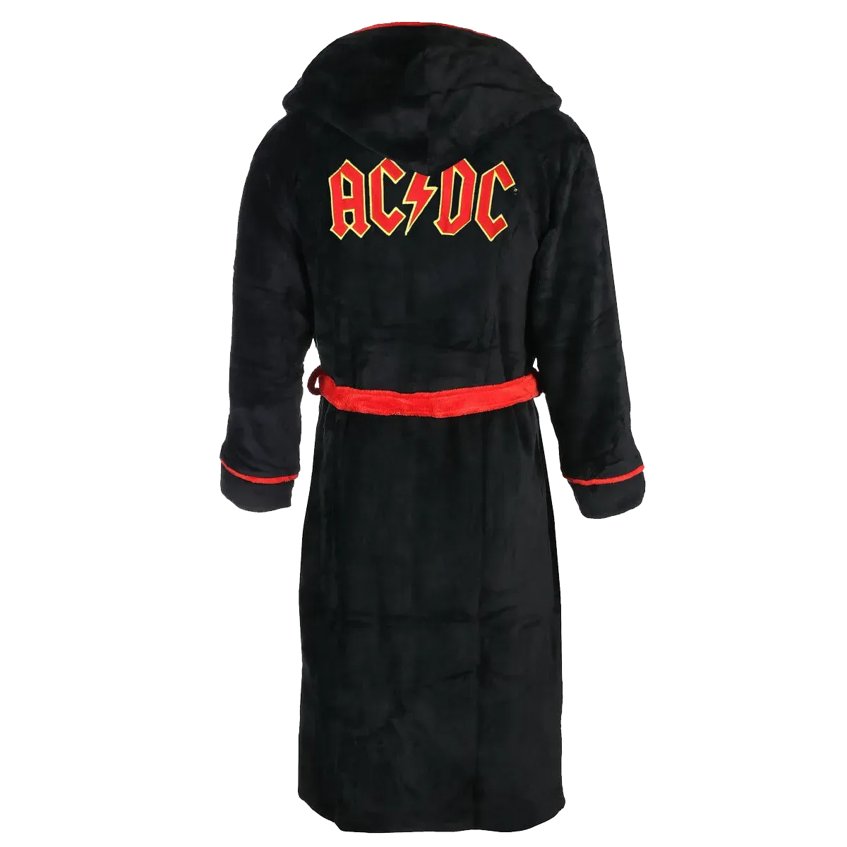 peignoir ac/dc dos logo brodé jaune rouge