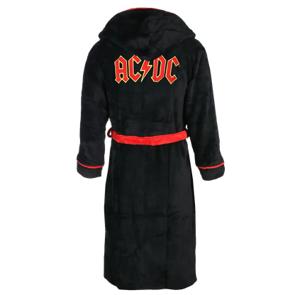 peignoir ac/dc dos logo brodé jaune rouge