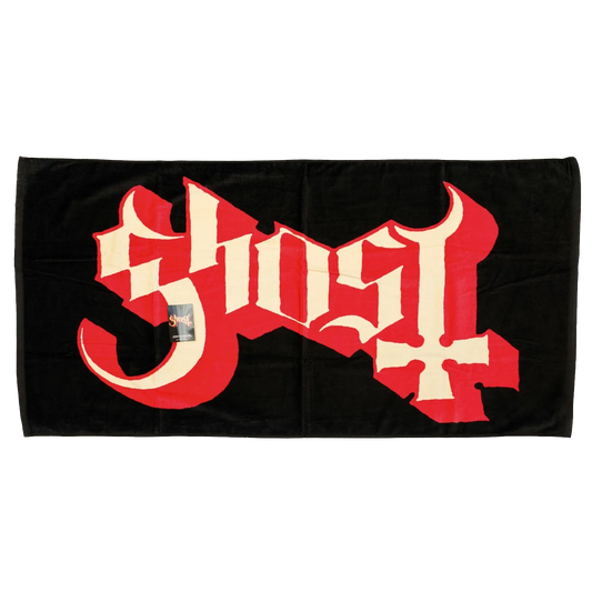 Serviette Ghost officielle – logo rouge complet
