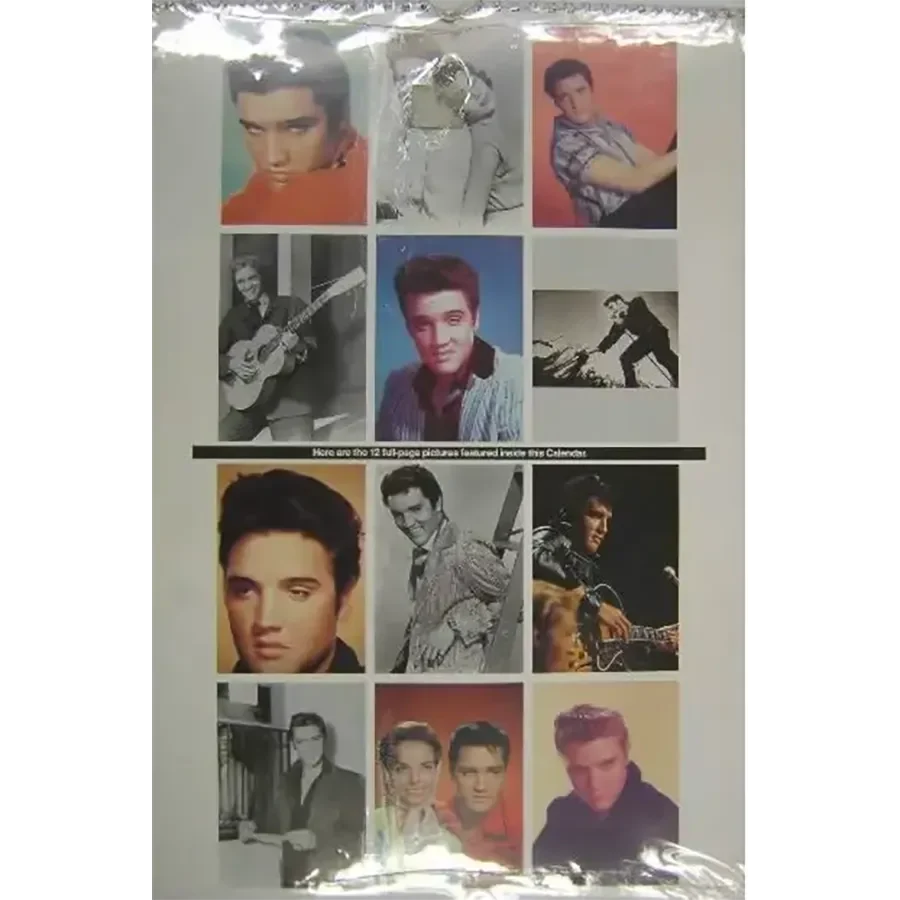 Calendrier vintage Elvis Presley 1993 (dos)