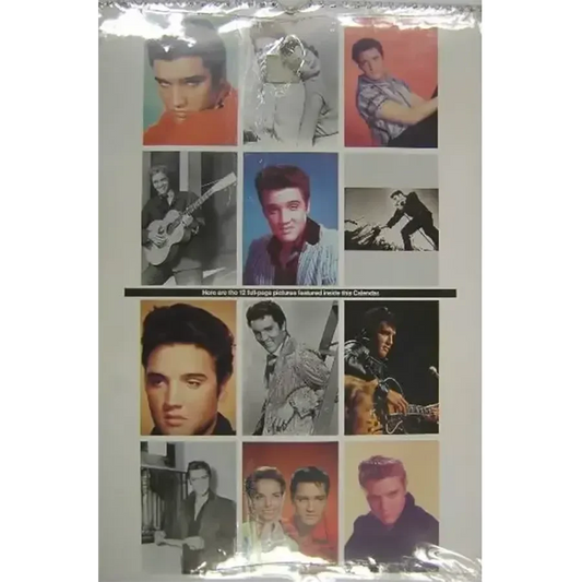 Calendrier vintage Elvis Presley 1993 (dos)