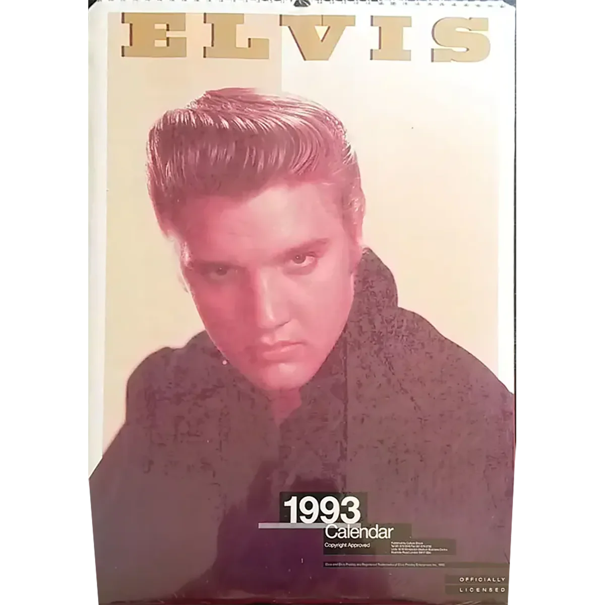 Calendrier vintage Elvis Presley 1993