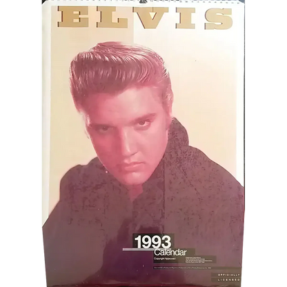 Calendrier vintage Elvis Presley 1993