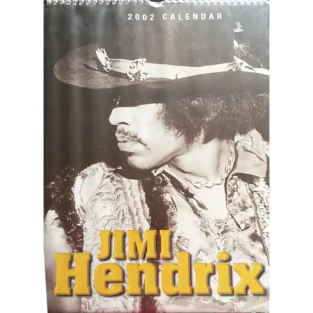 Vintage calendar Jimi Hendrix 2002