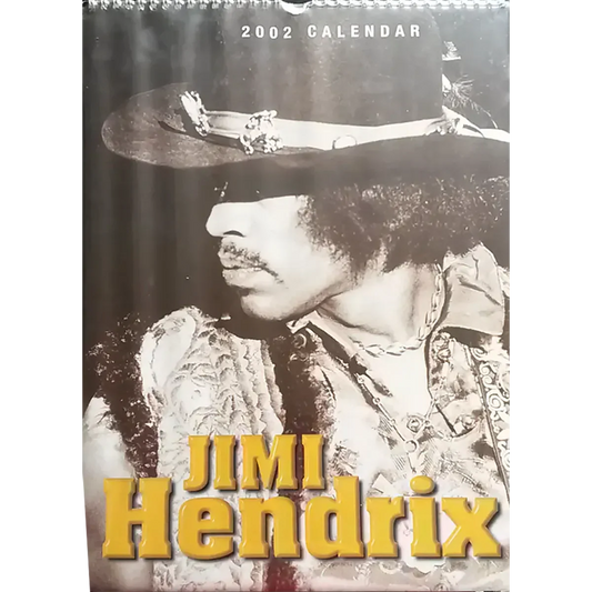 Vintage calendar Jimi Hendrix 2002