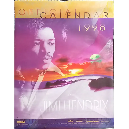 Vintage calendar Jimi Hendrix 1998
