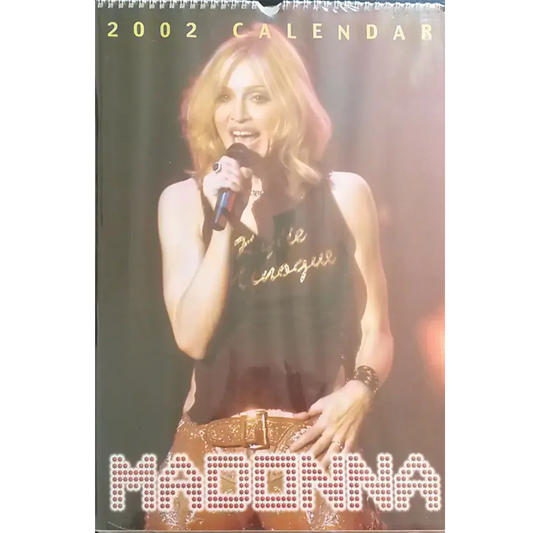 Vintage calendar Madonna 2002