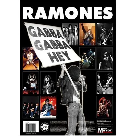 Calendrier vintage Ramones 2007 (dos)