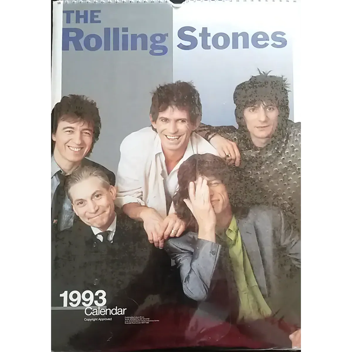 Calendrier vintage Rolling Stones 1993