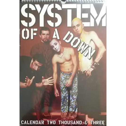 Calendrier vintage System of a Down 2003