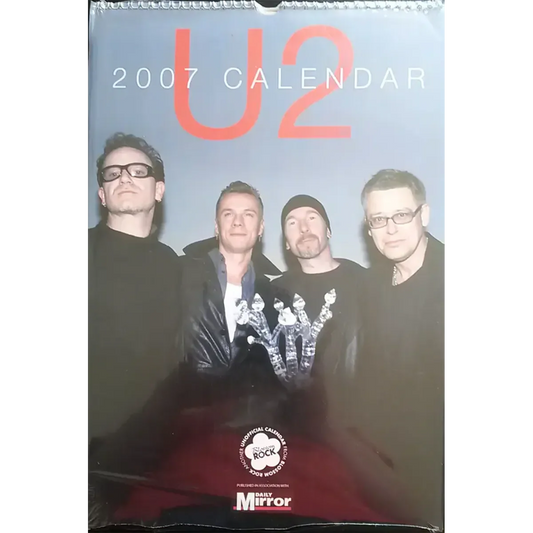 Vintage calendar U2 2007