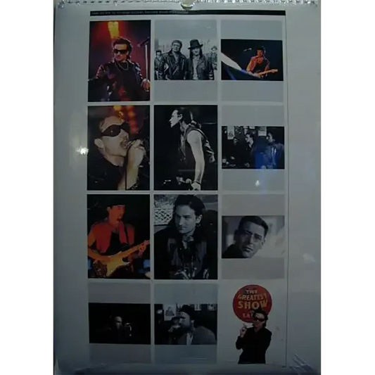 Vintage calendar U2 1994 (dos)