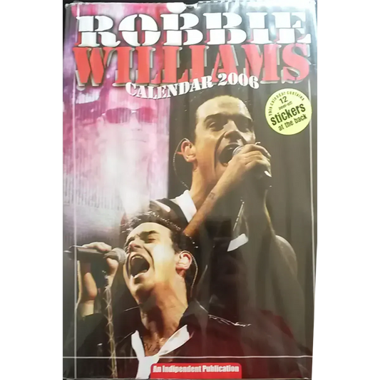 Vintage calendar Robbie Williams 2006