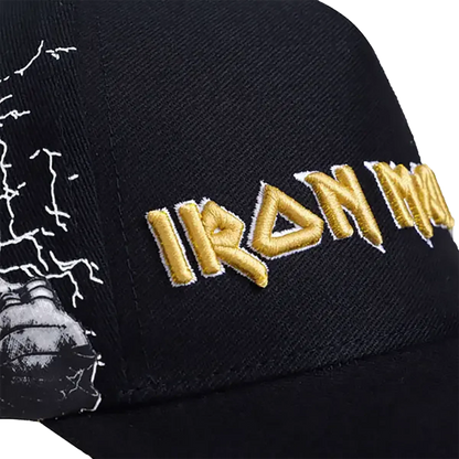 Official Iron Maiden Cap - Powerslave (close-up)
