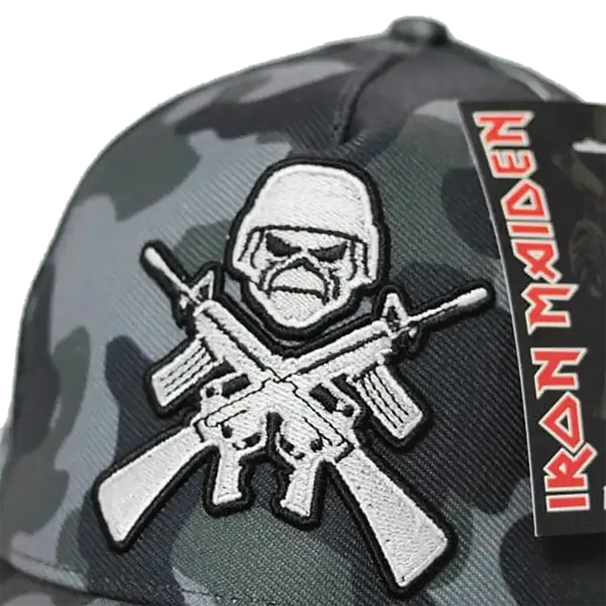 Official Iron Maiden Cap - A Matter of Life and Death (patch close-up)
