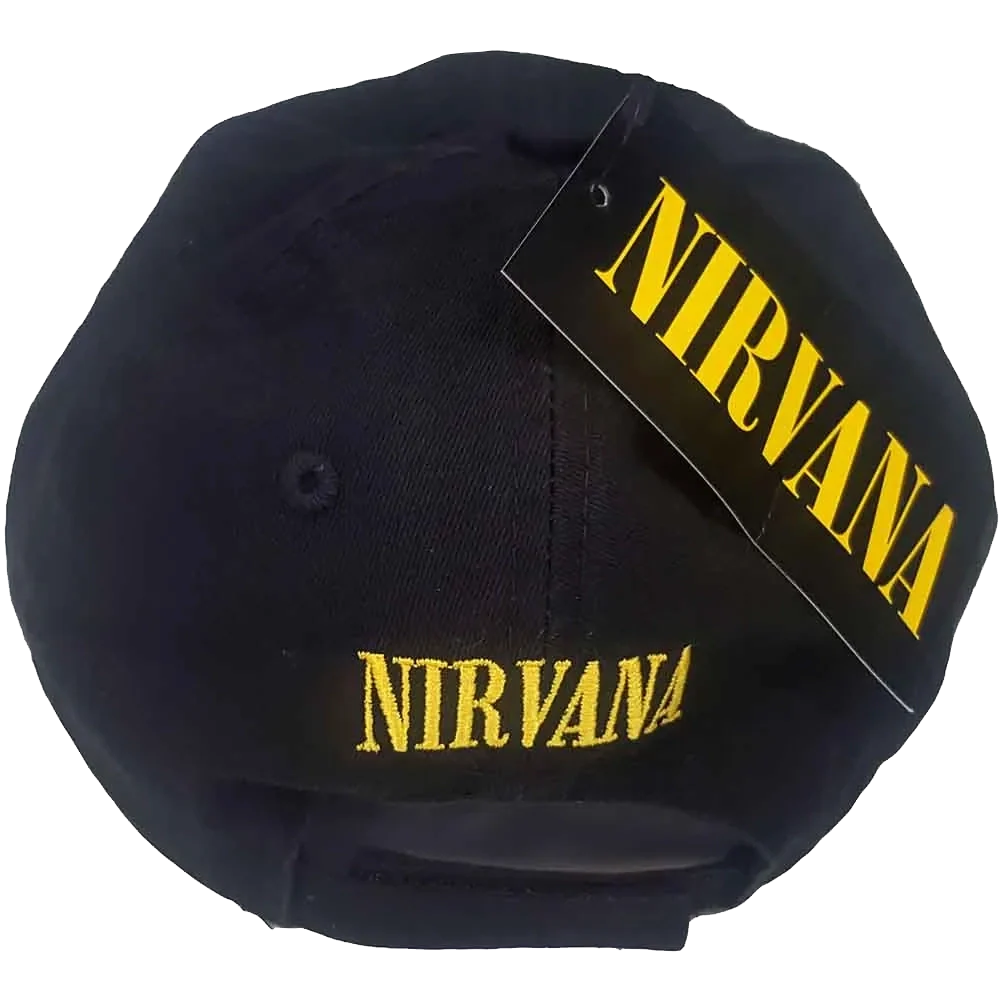 Casquette officielle Nirvana - Smiley (vue arrière)