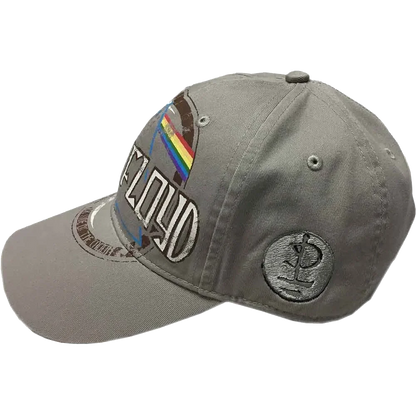 Casquette officielle Pink Floyd - Dark Side grise (coté gauche)