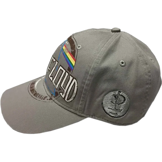 Cap Official Pink Floyd - Dark Side gray cap (left side)