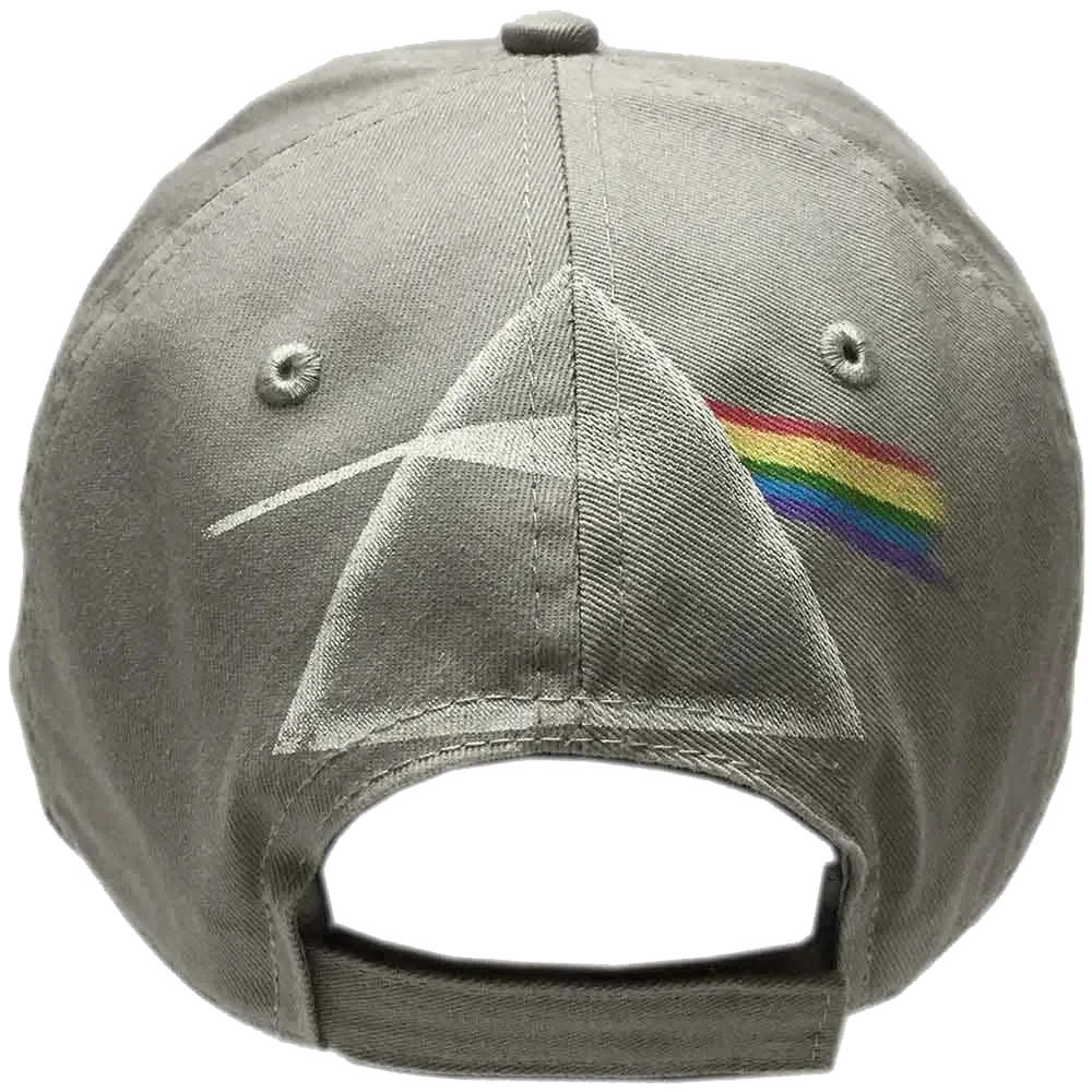 Casquette officielle Pink Floyd - Dark Side grise (vue arrière)