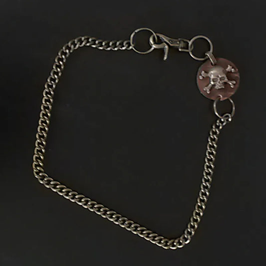 Trousers chain skull (gros plan)