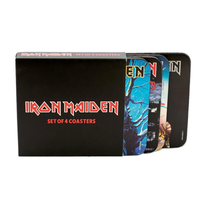 4 sous bocks Iron Maiden dans leur emballage