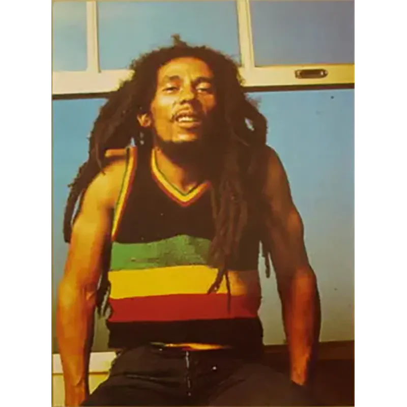 Carte postale Bob Marley – Débardeur rasta