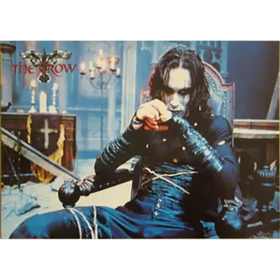 Carte postale Crow - Trône