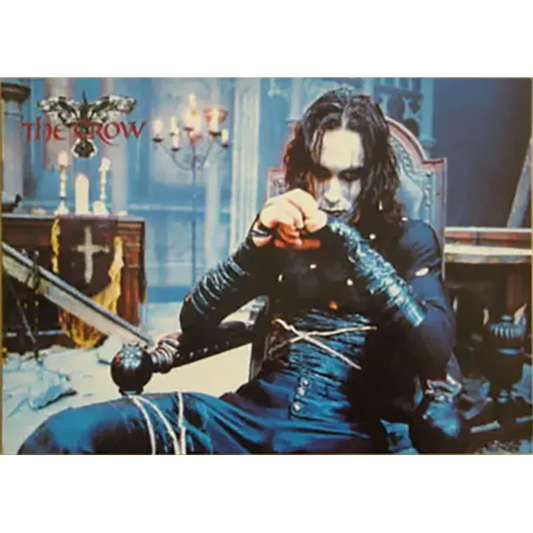Postcard Crow - Trône