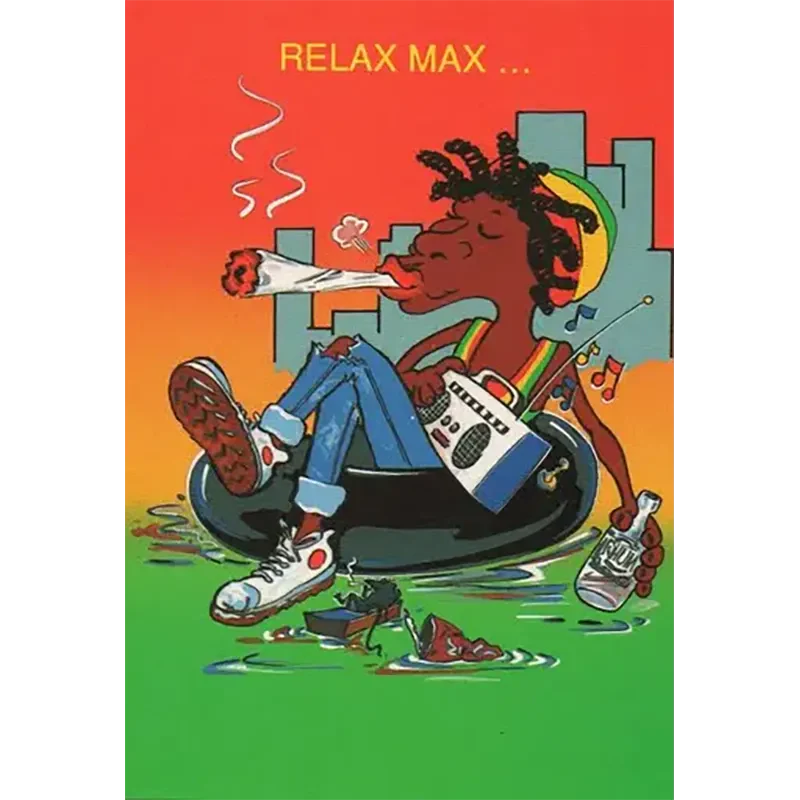 Carte postale Reggae - Jimmy relax Max