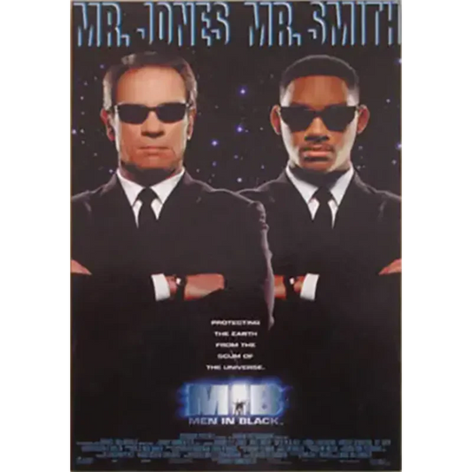 Postcard Men in Black