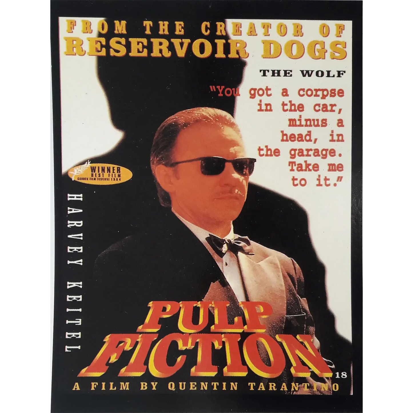 Carte postale Pulp Fiction [Harvey Keitel]