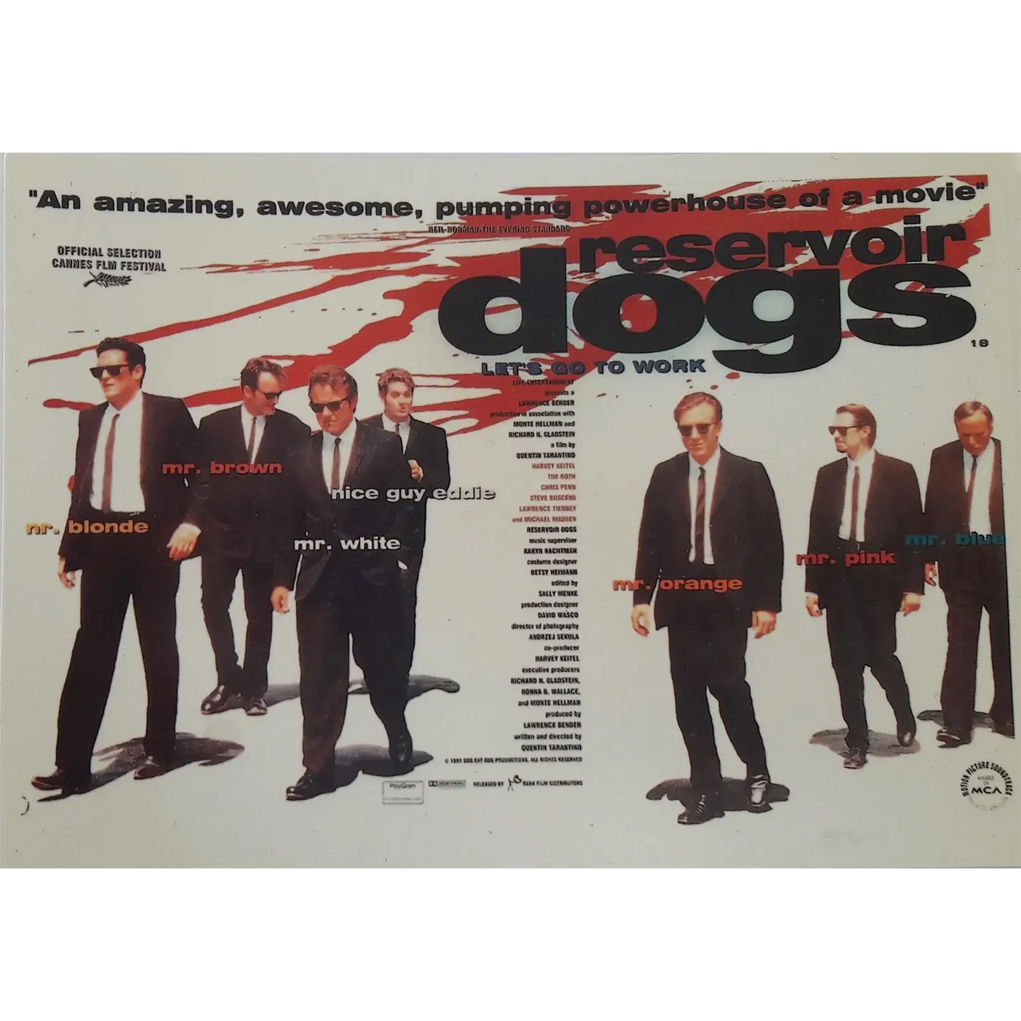 Carte postale Reservoir Dogs