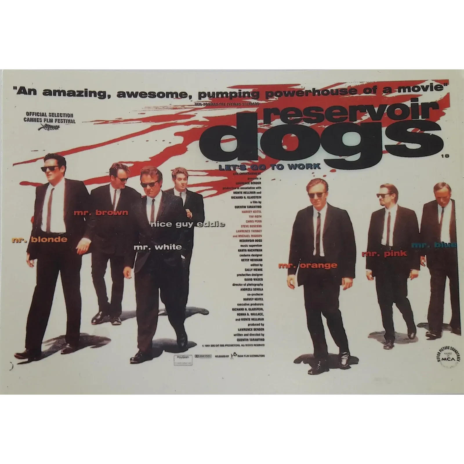 Carte postale Reservoir Dogs