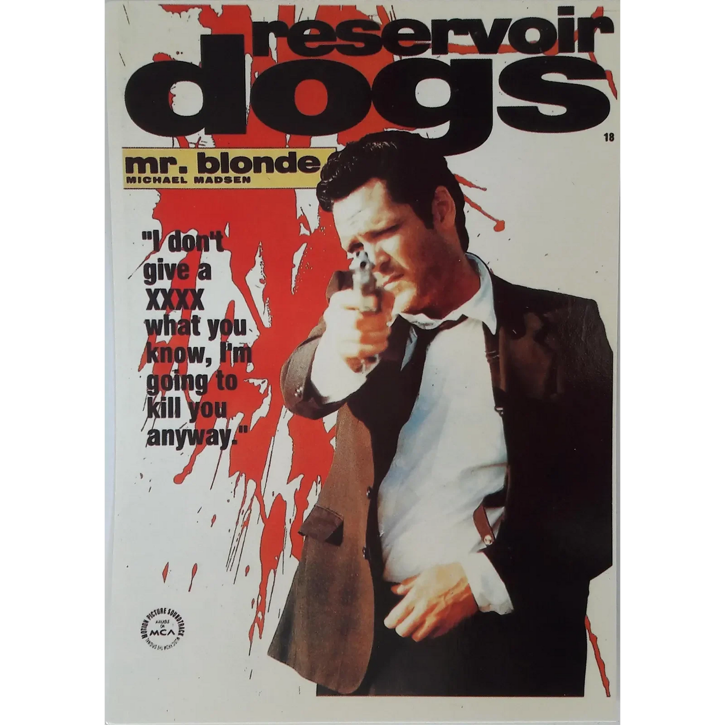 Carte postale Reservoir Dogs - Mr. Blonde