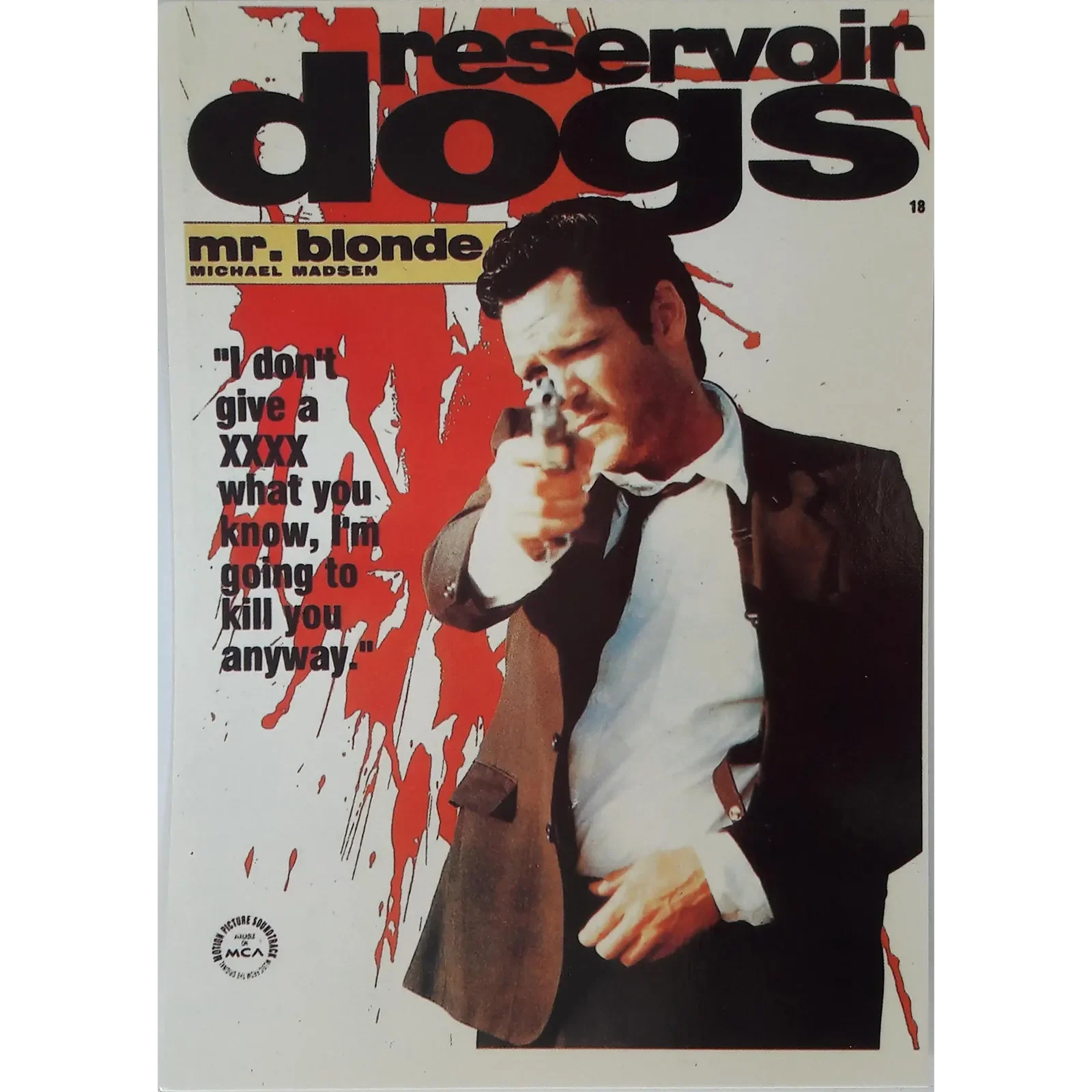 Carte postale Reservoir Dogs - Mr. Blonde