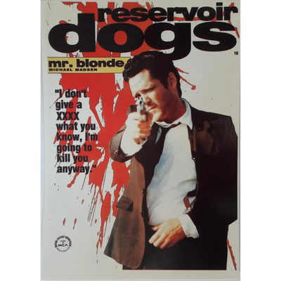 Carte postale Reservoir Dogs - Mr. Blonde