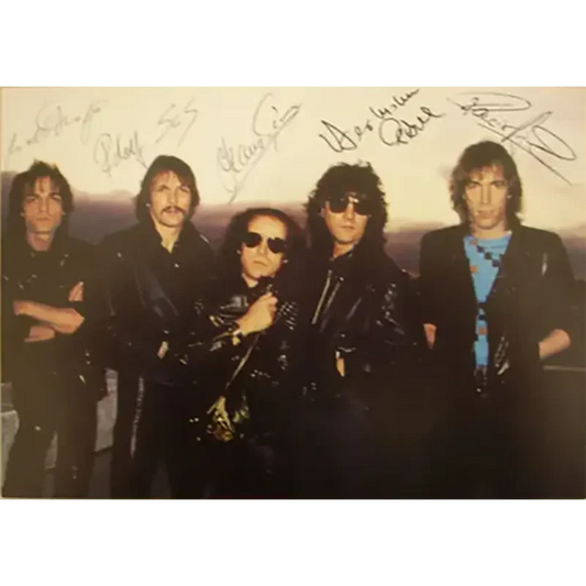 Postcard Scorpions dédicacée